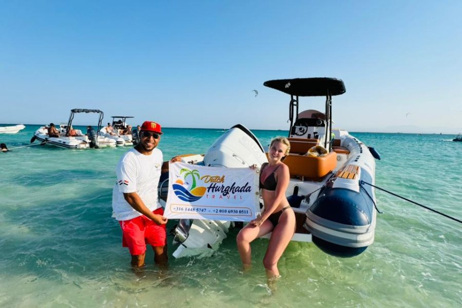 Privé speedboot trip: incl. Orange bay, dolphin house en white island